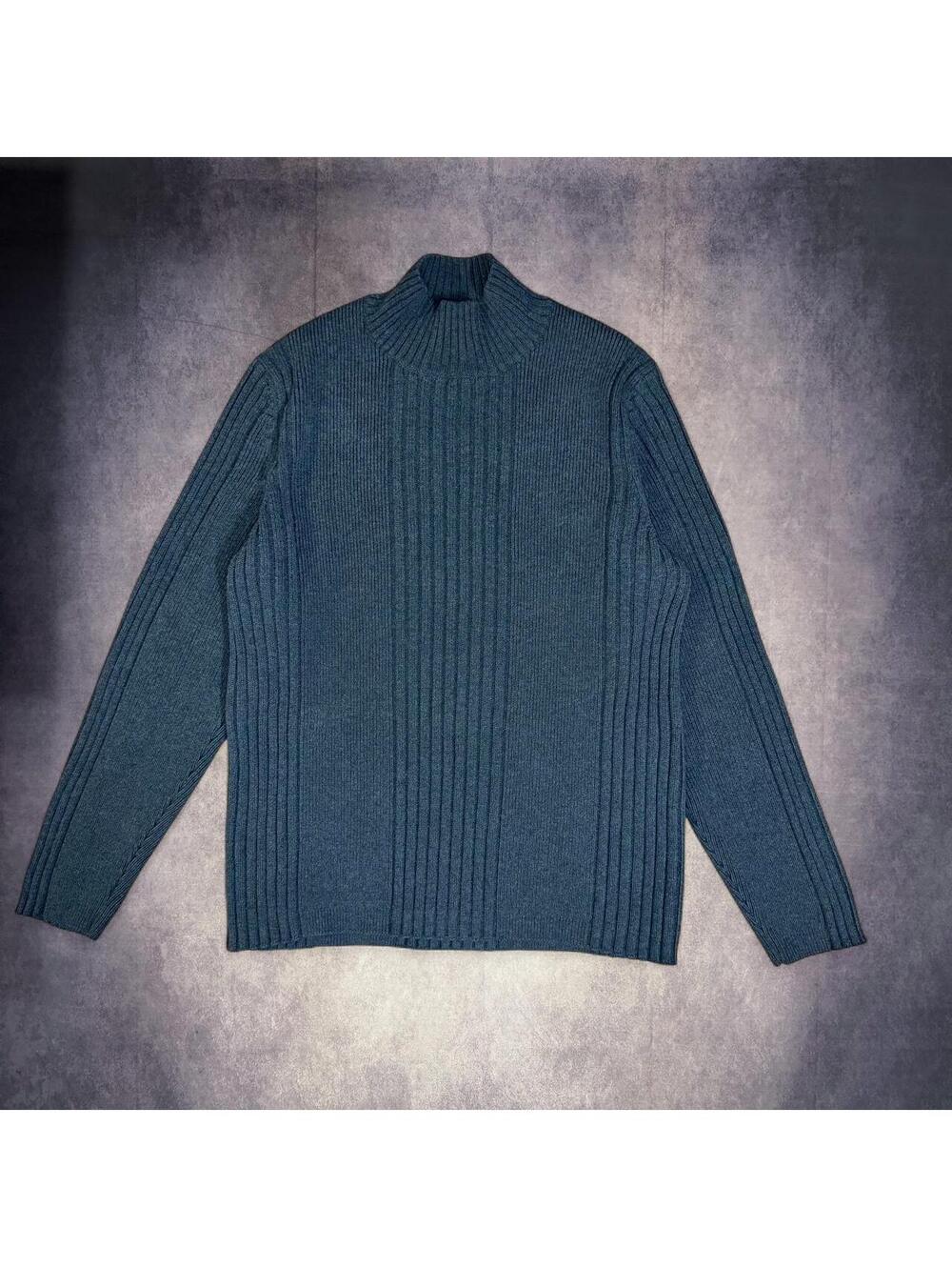RARE Vintage 90’s Express ribbed 100% cotton turtleneck sweater made in Japan